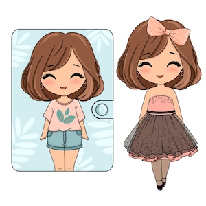 Printable Paper Doll Template, Activities for kids