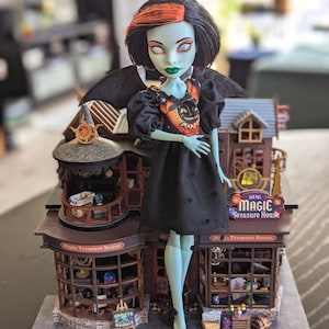 Dress For Monster High G1, Black Dress For Monster High, Halloween Dress For MH