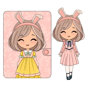 Printable Easter Paper Doll Template, Activities for kids