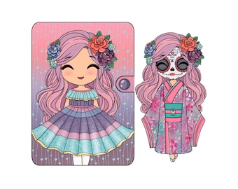 Halloween Printable Paper Doll Template: Kids Activity (Digital Download)