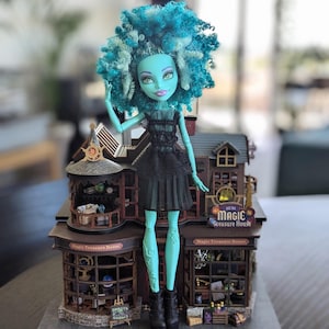Dress For Monster High G1, Black Translucent Dress For Monster High, Halloween Dress For MH