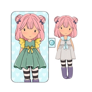 Printable Paper Doll Template, Activities for kids
