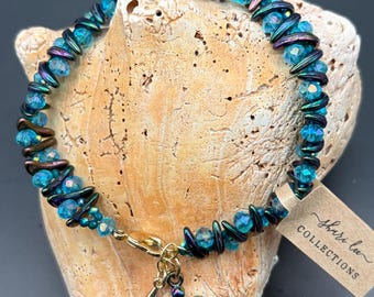 BLUE SEA- Handcrafted bracelet