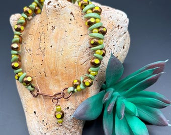 Crescent Bead Bracelet