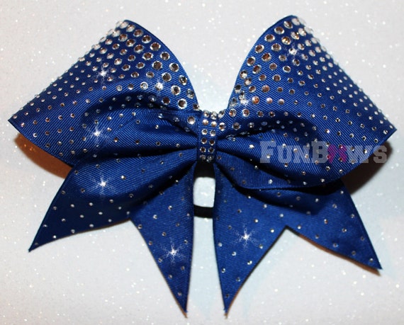 I stand for the National Anthem patriotic cheer bow by FunBows !