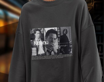 Limited Edition Keanu Reeves Sweatshirt, Exclusive Fan Merch for Women and Men, Labor Day Gift