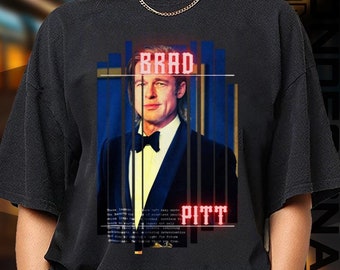 Limited Edition Brad Pitt T-shirt, Sweatshirt and Hoodie, Exclusive Fan Merch for Women and Men, Birthday and Valentine’s Day Gift