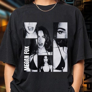 Limited Edition Megan Fox T-Shirt, Sweatshirt und Hoodie, exklusiver Fan Merch für Frauen und Männer, Geschenk zum Labor Day
