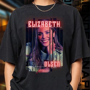 Limited Edition Elizabeth Olsen T-shirt, Sweatshirt and Hoodie, Exclusive Fan Merch for Women and Men, Labor Day Gift