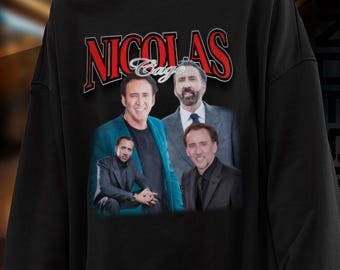 Limited Edition Nicolas Cage Sweatshirt, Exklusiver Fan Merch für Frauen und Männer, Geschenk zum Valentinstag