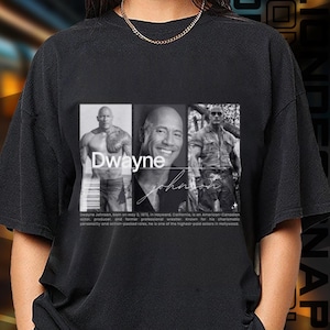 Limited Edition Dwayne Johnson T-shirt, Exclusive Fan Merch for Women and Men, Labor Day Gift