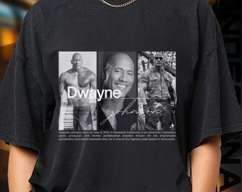 Limited Edition Dwayne Johnson T-Shirt, Exklusiver Fan Merch für Frauen und Männer, Geschenk zum Valentinstag