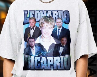 Limited Edition Leonardo DiCaprio T-shirt, Exclusive Fan Merch for Women and Men, Valentine’s Day Gift