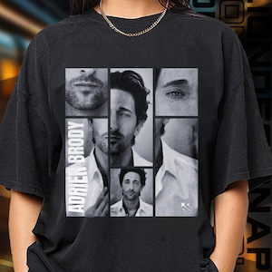 Limited Edition Adrien Brody T-shirt, Sweatshirt and Hoodie, Exclusive Fan Merch for Women and Men, Halloween Gift