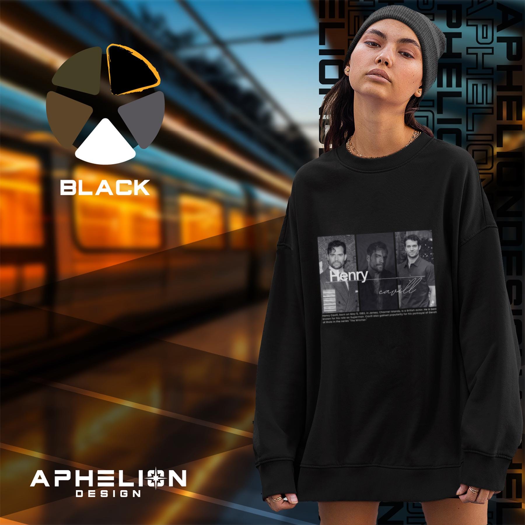 Limited Edition Henry Cavill Sweatshirt, Exclusive Fan Merch for Women ...
