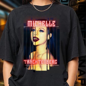 Camiseta, moletom e moletom com capuz Michelle Trachtenberg edição limitada, produtos exclusivos para fãs, para mulheres e homens, presente de Dia do Trabalho