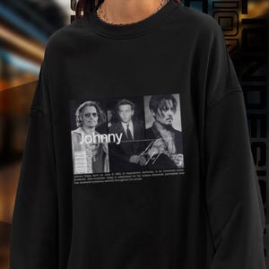 Limited Edition Johnny Depp Sweatshirt, Exclusive Fan Merch for Women and Men, Labor Day Gift