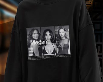 Limited Edition Megan Fox Sweatshirt, Exclusive Fan Merch for Women and Men, Labor Day Gift