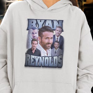 Sudadera con capucha de edición limitada de Ryan Reynolds, producto exclusivo para fans para mujeres y hombres, regalo del Día del Trabajo.