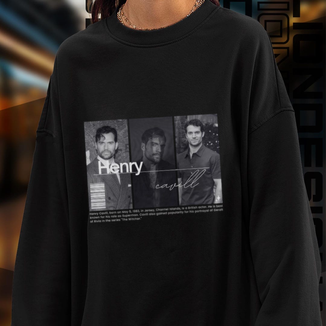 Henry Merch Limited Edition Henry Cavill Sweatshirt, Exclusive Fan Merch for Women ...