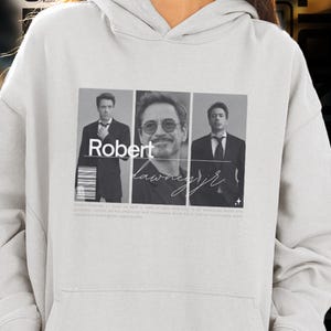Limited Edition Robert Downey Jr. Hoodie, Exclusive Fan Merch for Women and Men, Labor Day Gift