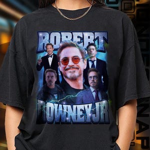 Limited Edition Robert Downey Jr. T-shirt, Exclusive Fan Merch for Women and Men, Labor Day Gift