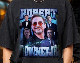 Limited Edition Robert Downey Jr. T-shirt, Exclusive Fan Merch for Women and Men, Valentine’s Day Gift