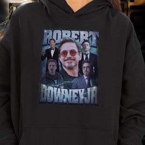 Limited Edition Robert Downey Jr. Hoodie, Exclusive Fan Merch for Women and Men, Labor Day Gift