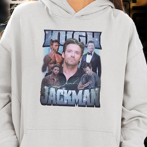 Limited Edition Hugh Jackman Hoodie, Exclusive Fan Merch for Women and Men, Labor Day Gift