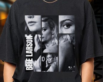 Limited Edition Brie Larson T-shirt, Sweatshirt and Hoodie, Exclusive Fan Merch for Women and Men, Birthday and Valentine’s Day Gift