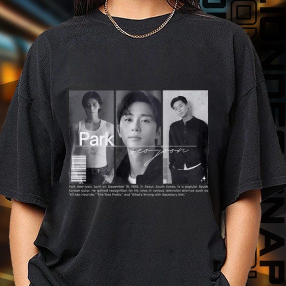 【天使の小鳥】パクソジュン【ソジュンシ公式アイテム】Tシャツ 限定版パク・ソジュンTシャツ、女性と男性向けの限定ファングッズ
