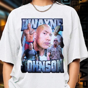 Limited Edition Dwayne Johnson T-shirt, Exclusive Fan Merch for Women and Men, Labor Day Gift