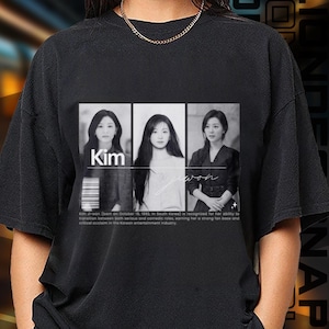 Camiseta, sudadera y sudadera con capucha de edición limitada de Kim Ji-won, mercancía exclusiva para fans para mujeres y hombres, regalo de Halloween.