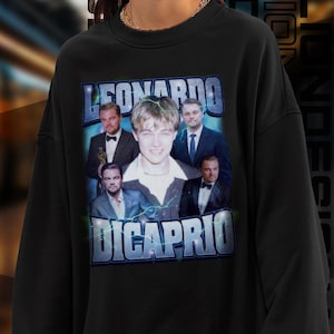 Limited Edition Leonardo DiCaprio Sweatshirt, Exclusive Fan Merch for Women and Men, Halloween Gift