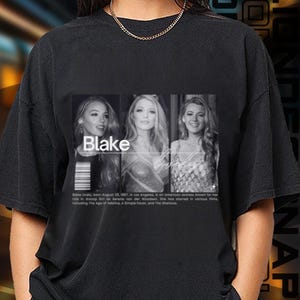 Limited Edition Blake Lively T-shirt, Sweatshirt and Hoodie, Exclusive Fan Merch for Women and Men, Labor Day Gift