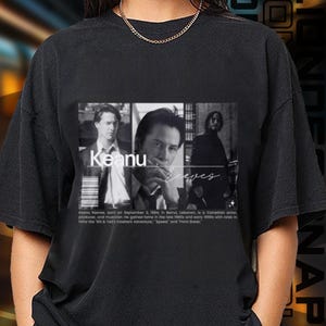 Limited Edition Keanu Reeves T-shirt, Exclusive Fan Merch for Women and Men, Labor Day Gift