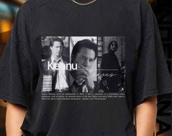 Limited Edition Keanu Reeves T-shirt, Exclusive Fan Merch for Women and Men, Labor Day Gift