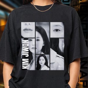 Camiseta, sudadera y sudadera con capucha de edición limitada de Kim Ji-won, mercancía exclusiva para fans para mujeres y hombres, regalo de Halloween.