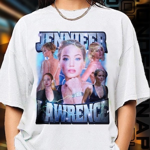 Limited Edition Jennifer Lawrence T-shirt, Exclusive Fan Merch for Women and Men, Labor Day Gift