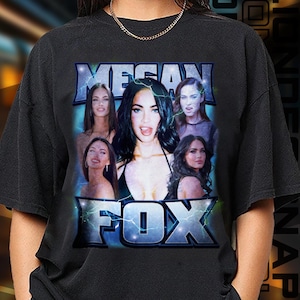 Limited Edition Megan Fox T-Shirt, Exklusiver Fan Merch für Frauen und Männer, Geschenk zum Labor Day