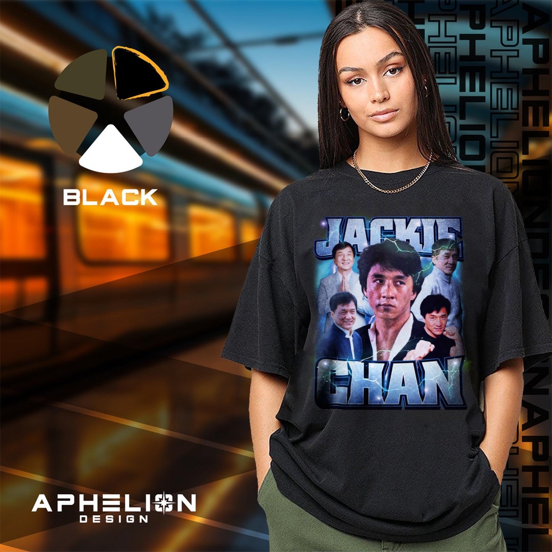限定版ジャッキー・チェンTシャツ、スウェットシャツ、パーカー、女性