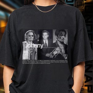Limited Edition Johnny Depp T-shirt, Exclusive Fan Merch for Women and Men, Labor Day Gift
