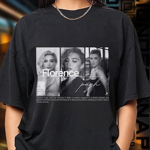 Limited Edition Florence Pugh T-shirt, Exclusive Fan Merch for Women and Men, Labor Day Gift