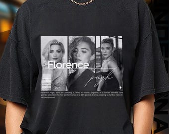 Limited Edition Florence Pugh T-shirt, Exclusive Fan Merch for Women and Men, Labor Day Gift