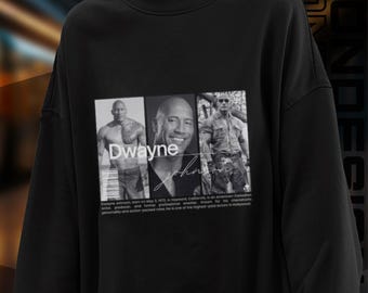 Limited Edition Dwayne Johnson Sweatshirt, Exklusiver Fan Merch für Frauen und Männer, Geschenk zum Valentinstag