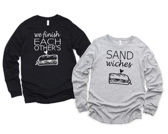Custom Disney Long Sleeve, Matching Sandwiches, Matching Disneyland Shirt, Family Disney Trip, Personalizable Long Sleeve, Matching Custom