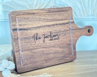 Personalized Wood Cutting Board: Custom Charcuterie Board