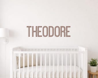 Acrylic Name Sign in Any Color – Custom Decorative Wall Art for Kids’ Rooms, Nursery, or Home Decor Gift