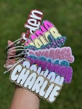 Backpack Keychains-Bag Tags- Personalized Backpack Name Tags- Bog Bag Tags- Sports Bag Keychain- Name Keychain- Diaper Bag Name Tag