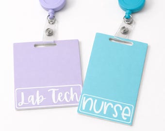 Custom 3D Badge Buddy, Badge Buddy Healthcare Badge Plates, Nurse Badge Buddy, Hospital Badge Tag, Healthcare Worker Graduation Gift